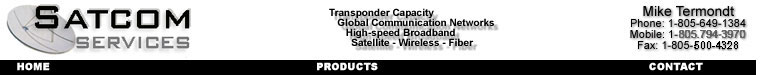 SATCOM products and services satellite modems SSPAs BUCs antennas transceivers